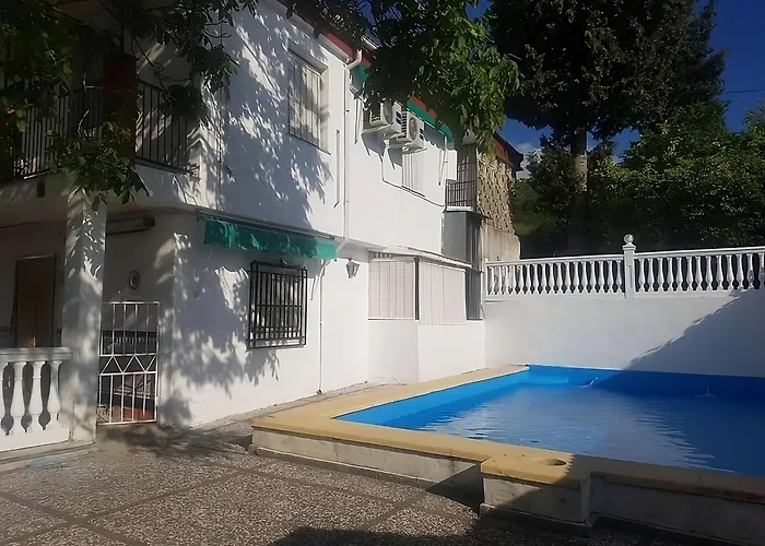 Casa Rural En Parque Natural Con Chimenea, Piscina Y Barbacoa En Viznar